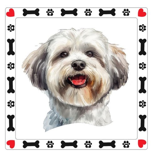Havanese dog sticker - havanese,