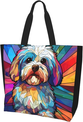 Havanese stained dog - dog, breed